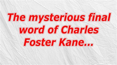 Nov 9, 2023 · LOVE OF CHARLES FOSTER KANE IN CITIZEN KANE Ny Times Clue Answer. OPERA. This clue was last seen on NYTimes November 10, 2023 Puzzle. If you are done solving this clue take a look below to the other clues found on today's puzzle in case you may need help with any of them. 